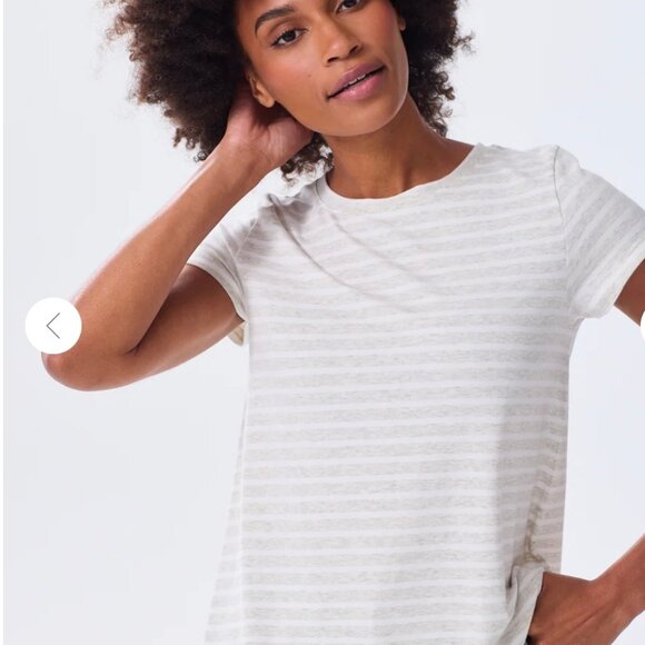 Alice Walk The Crew Tee Striped Tee - Picture 2 of 14